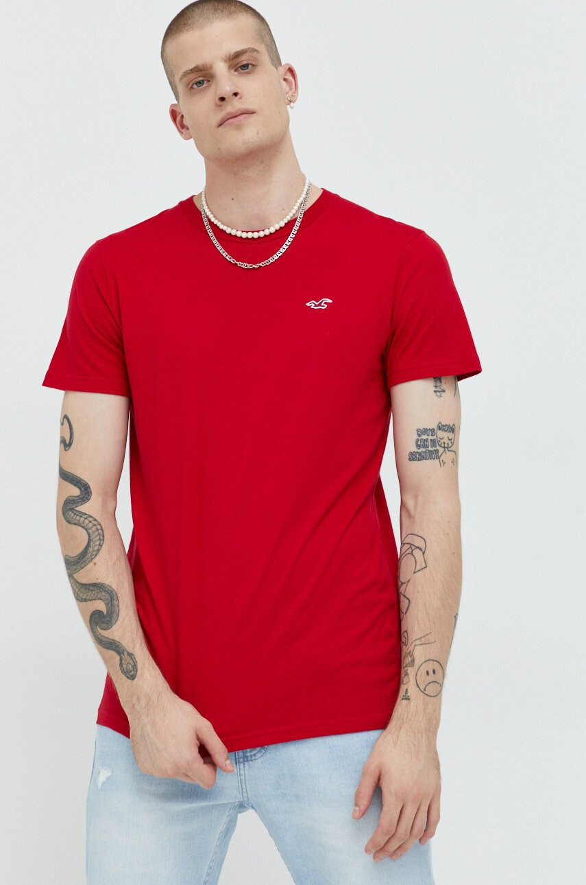Hollister Co. Памучна тениска - Pepit.bg