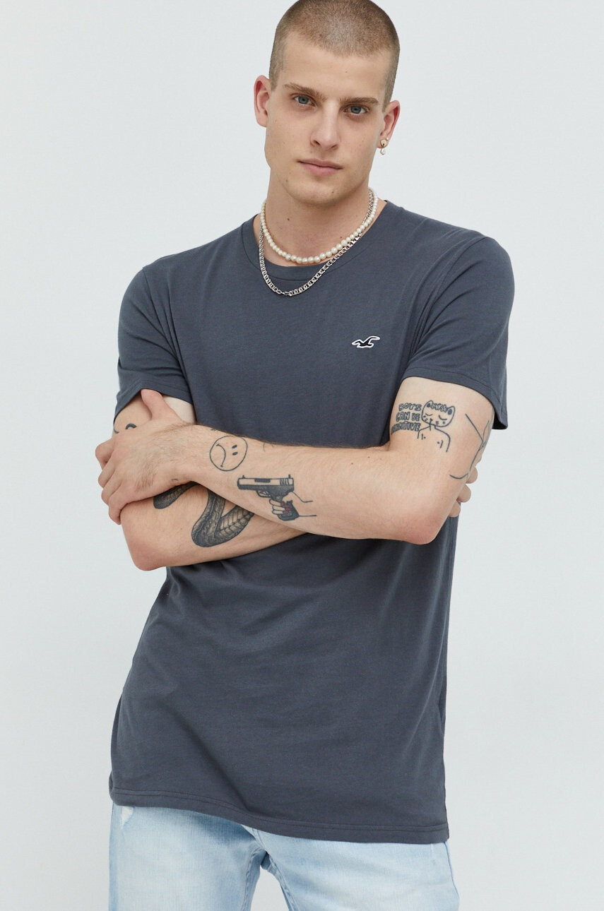 Hollister Co. Памучна тениска - Pepit.bg