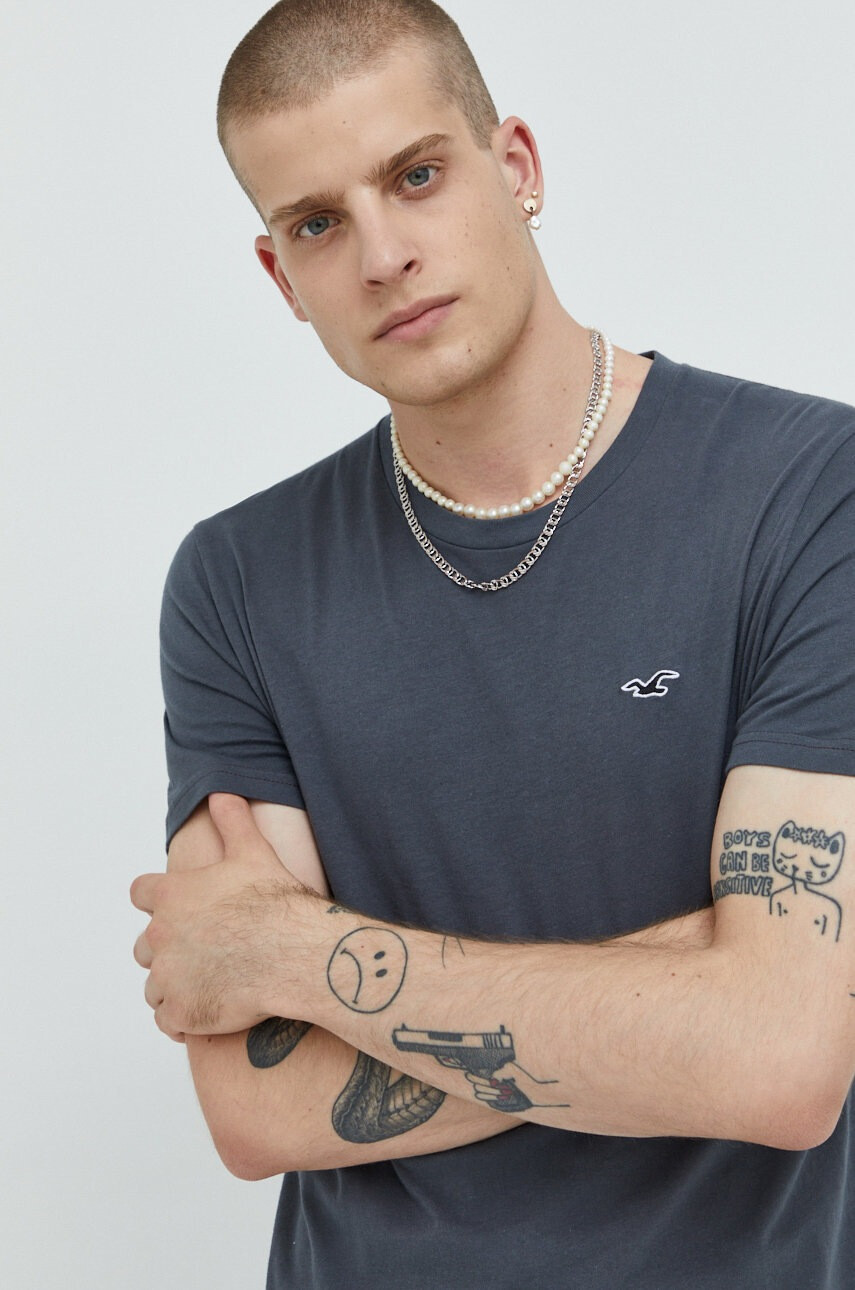 Hollister Co. Памучна тениска - Pepit.bg