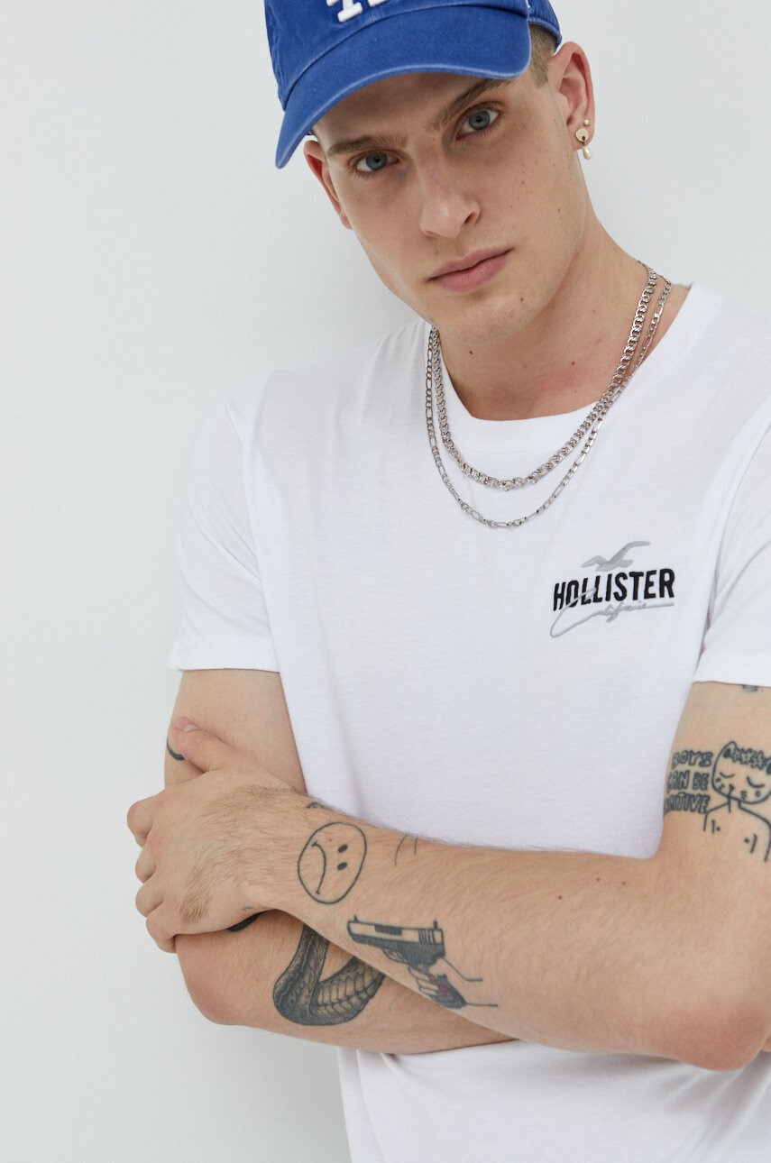 Hollister Co. Памучна тениска - Pepit.bg