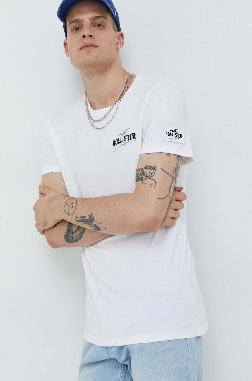 Hollister Co. Памучна тениска - Pepit.bg