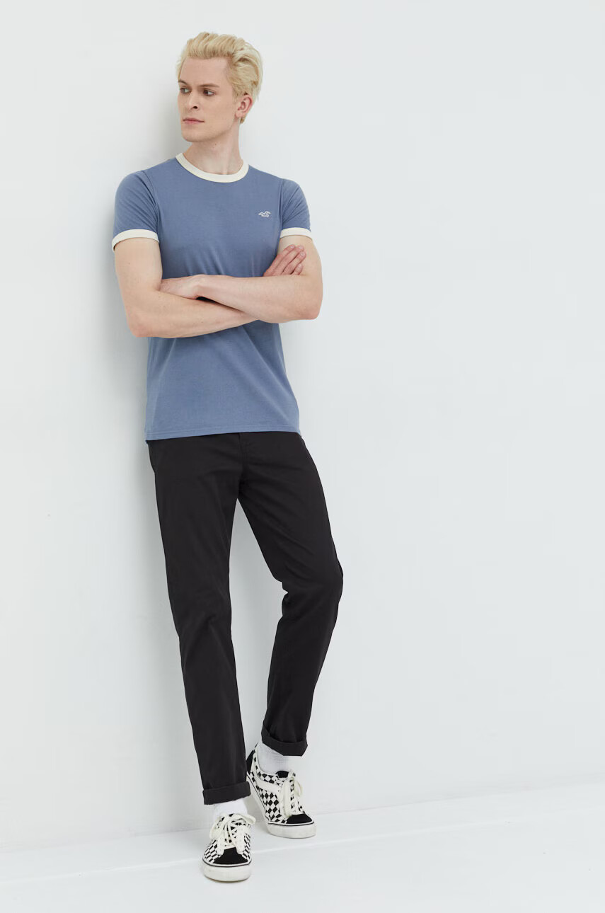 Hollister Co. Памучна тениска - Pepit.bg