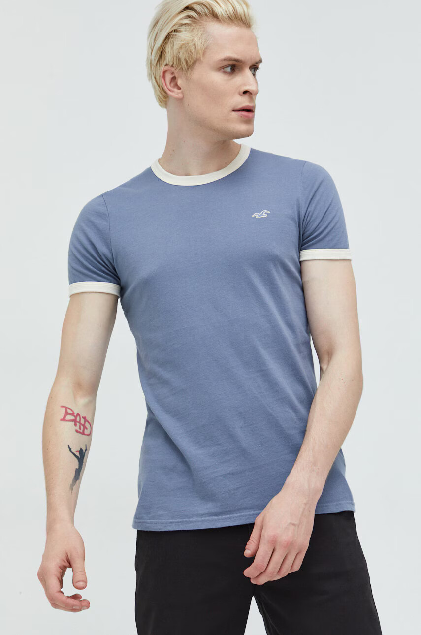 Hollister Co. Памучна тениска - Pepit.bg