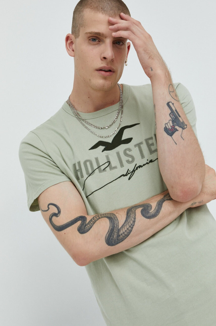 Hollister Co. Памучна тениска - Pepit.bg