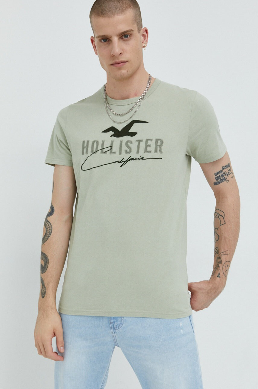 Hollister Co. Памучна тениска - Pepit.bg