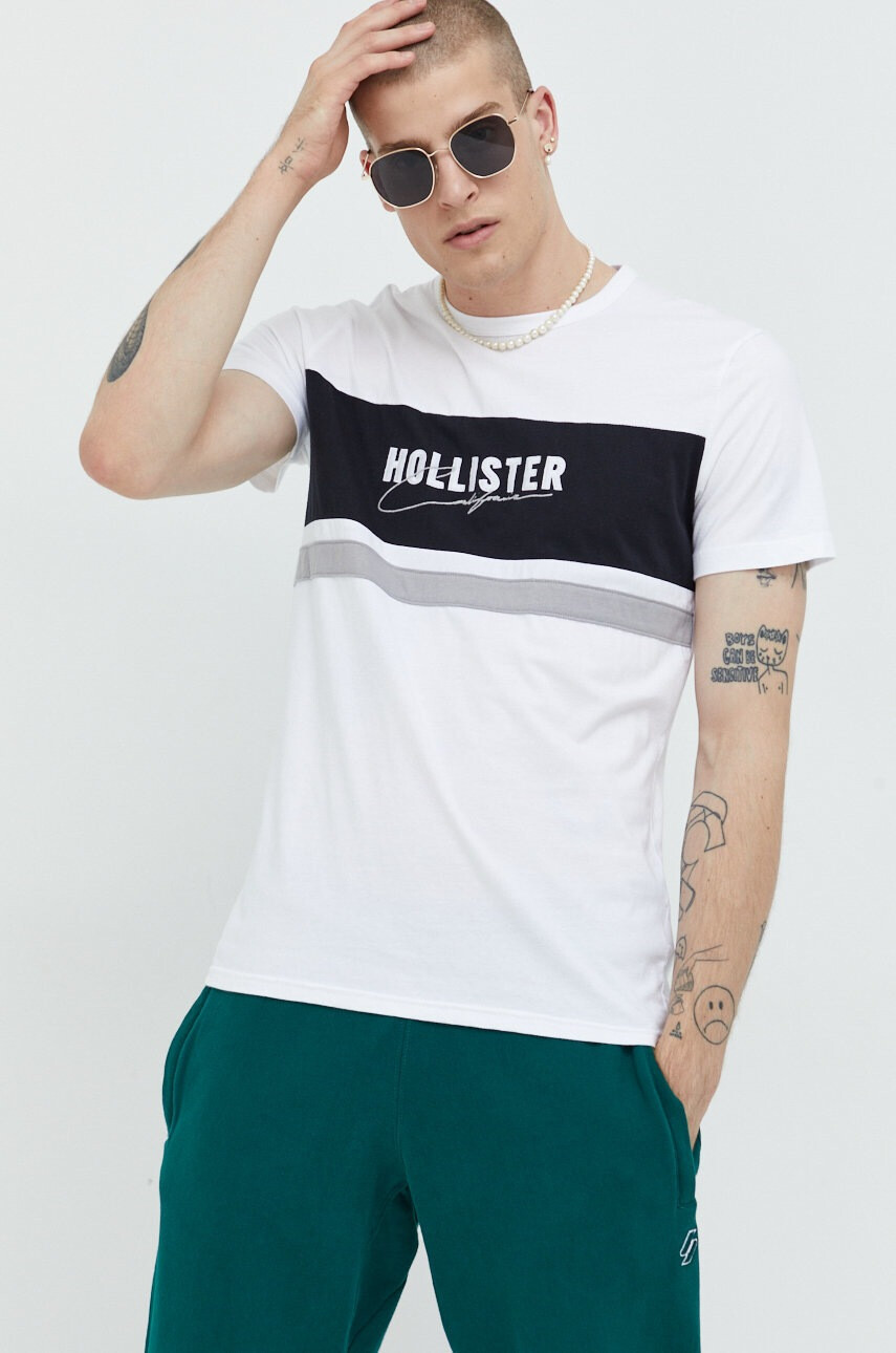 Hollister Co. Памучна тениска - Pepit.bg