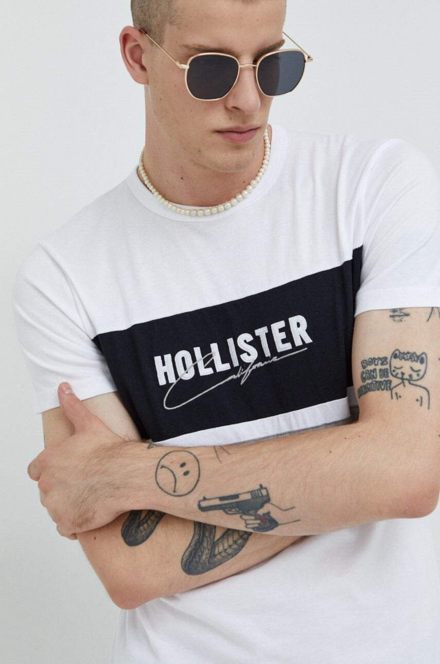 Hollister Co. Памучна тениска - Pepit.bg