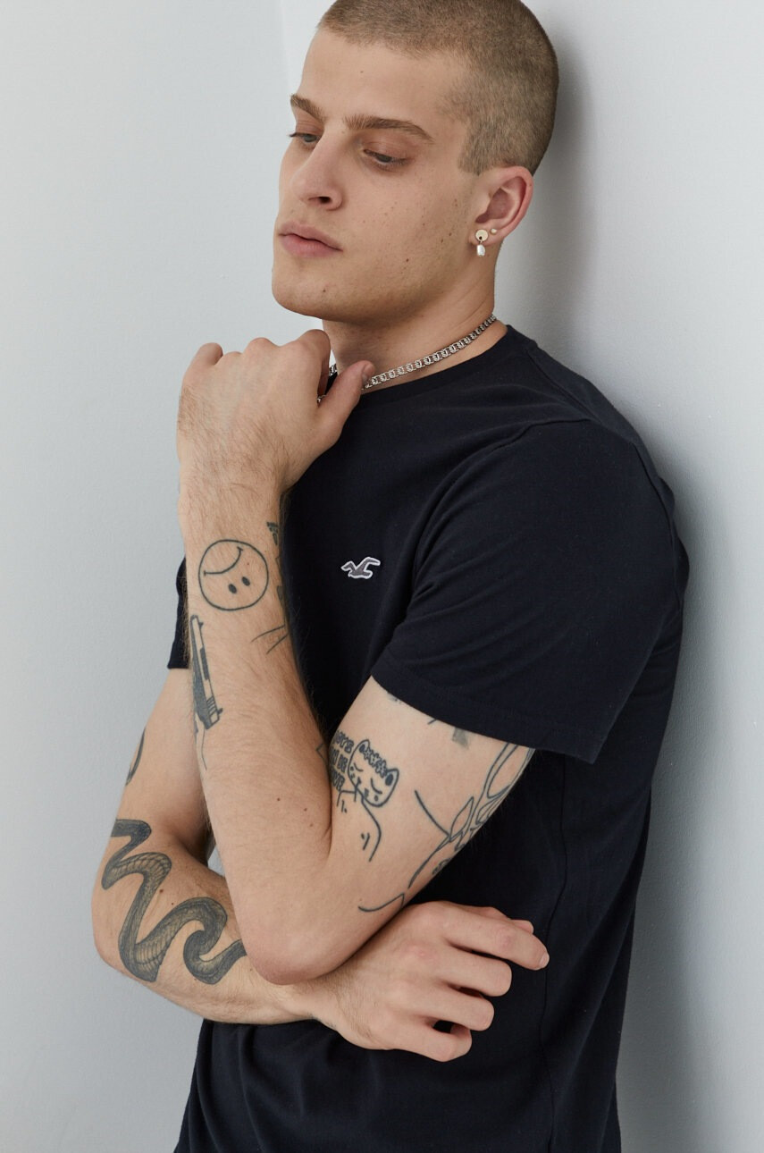 Hollister Co. Памучна тениска - Pepit.bg