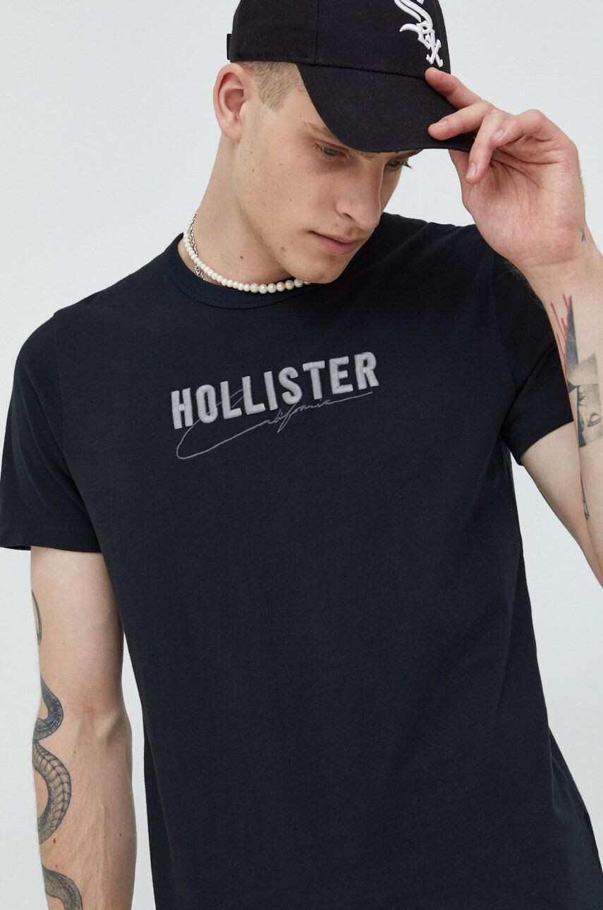 Hollister Co. Памучна тениска - Pepit.bg