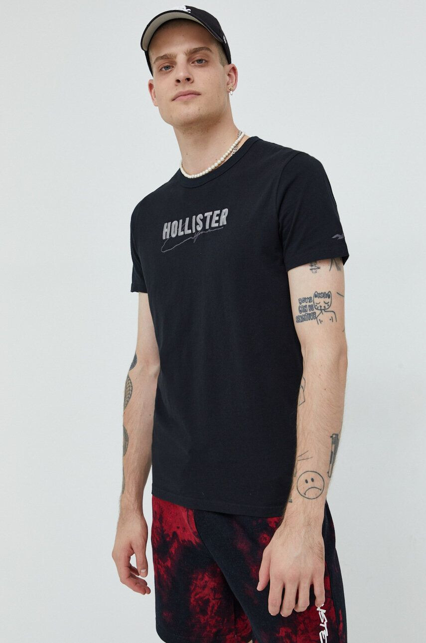 Hollister Co. Памучна тениска - Pepit.bg