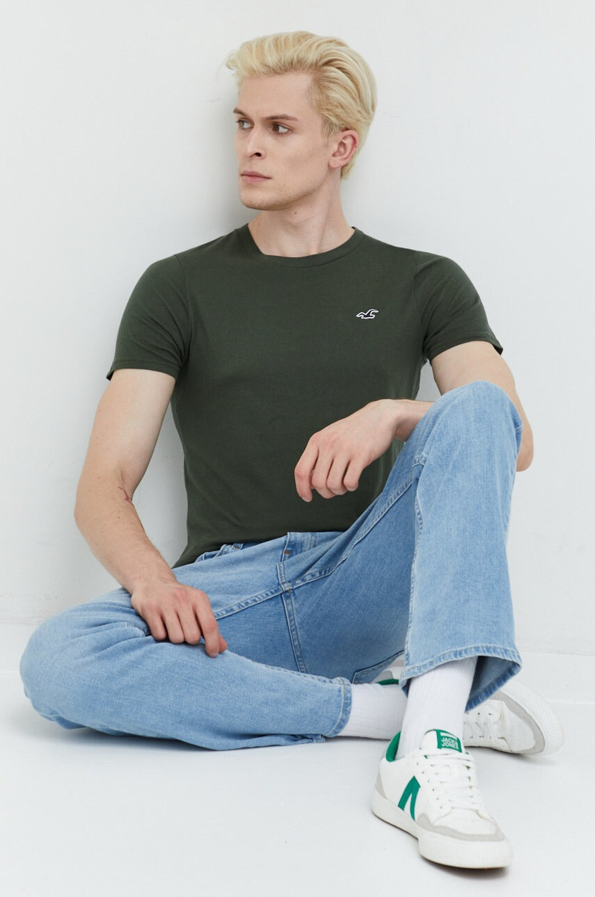 Hollister Co. Памучна тениска - Pepit.bg