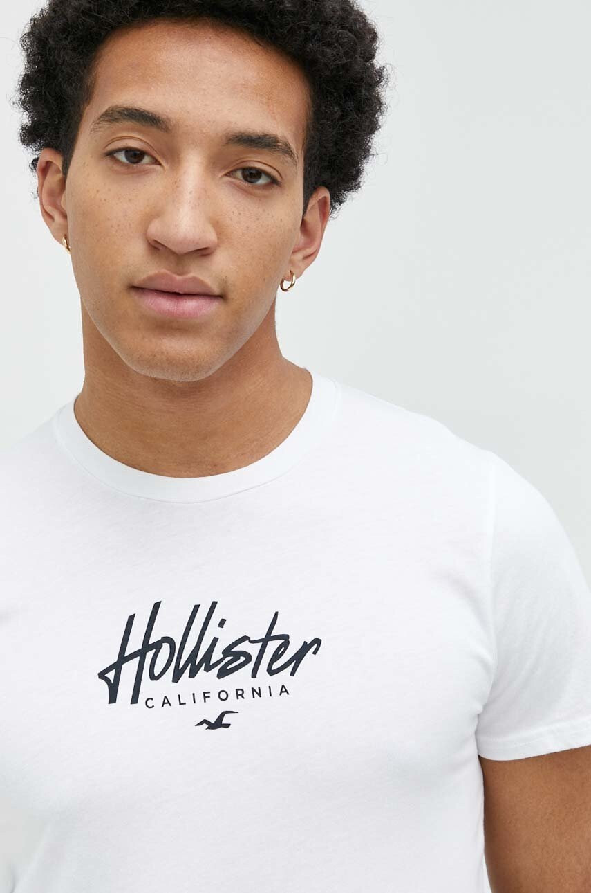 Hollister Co. Памучна тениска - Pepit.bg