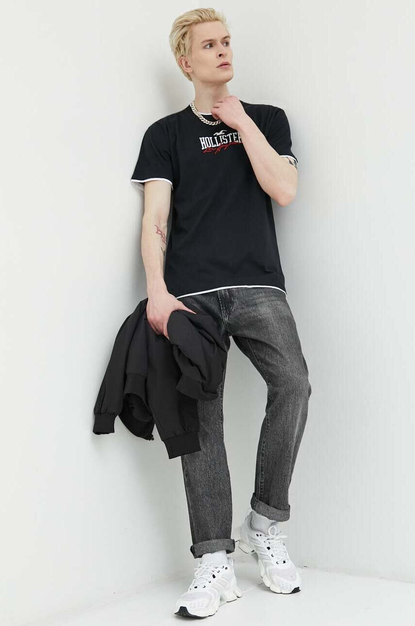 Hollister Co. Памучна тениска - Pepit.bg