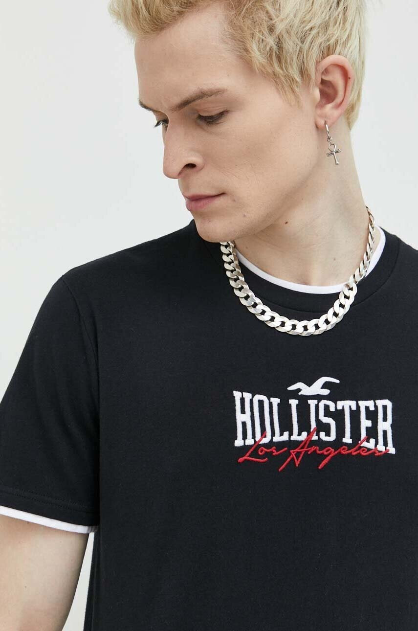 Hollister Co. Памучна тениска - Pepit.bg