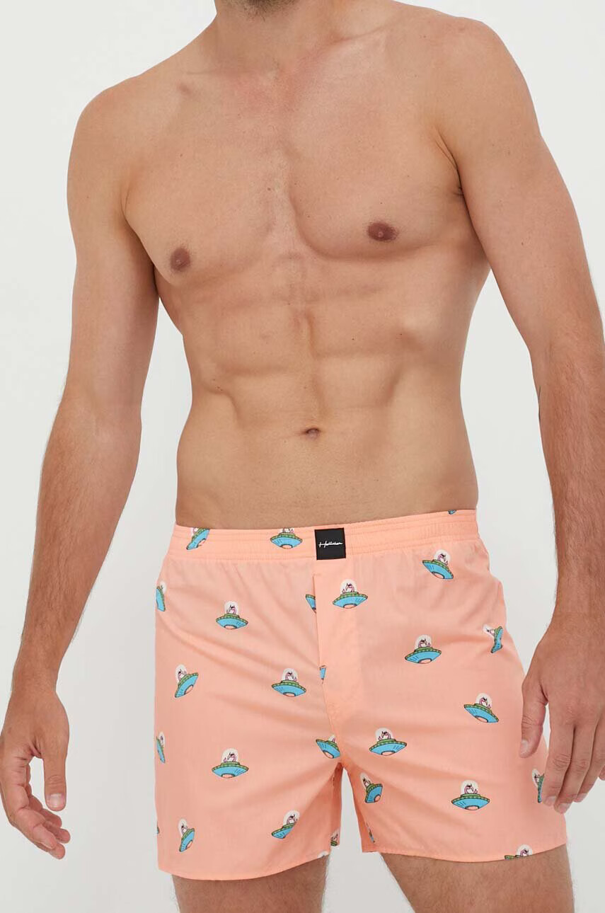 Hollister Co. Памучни боксерки (5 броя) в черно - Pepit.bg