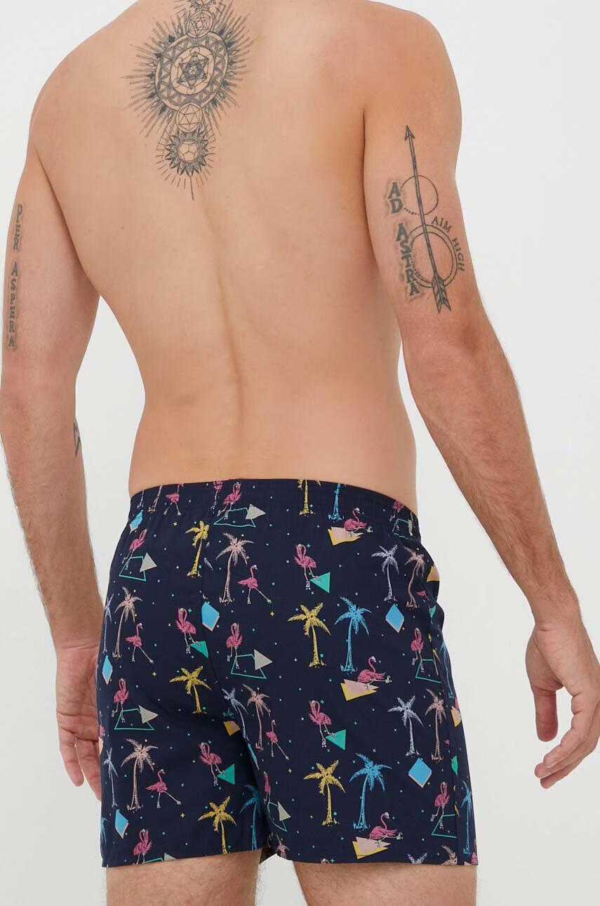 Hollister Co. Памучни боксерки (5 броя) в черно - Pepit.bg