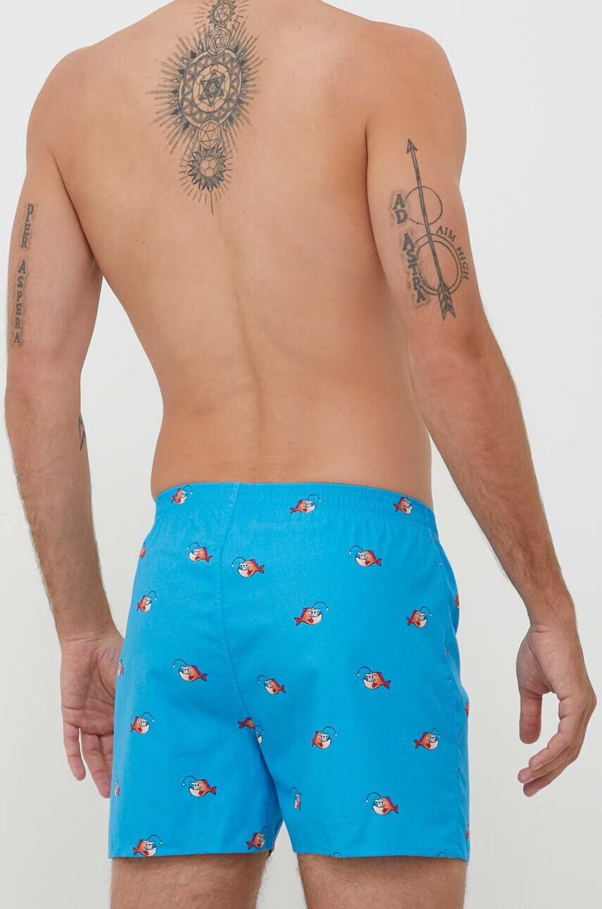 Hollister Co. Памучни боксерки (5 броя) в черно - Pepit.bg