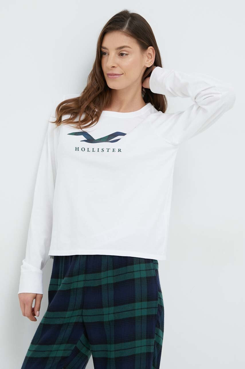 Hollister Co. Пижама дамска в зелено - Pepit.bg