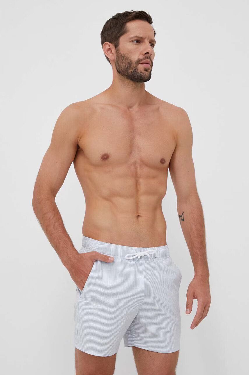 Hollister Co. Плувни шорти в синьо - Pepit.bg