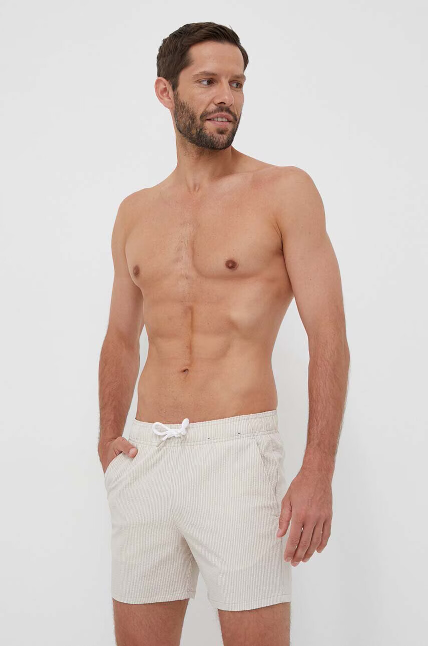 Hollister Co. Плувни шорти в бежово - Pepit.bg