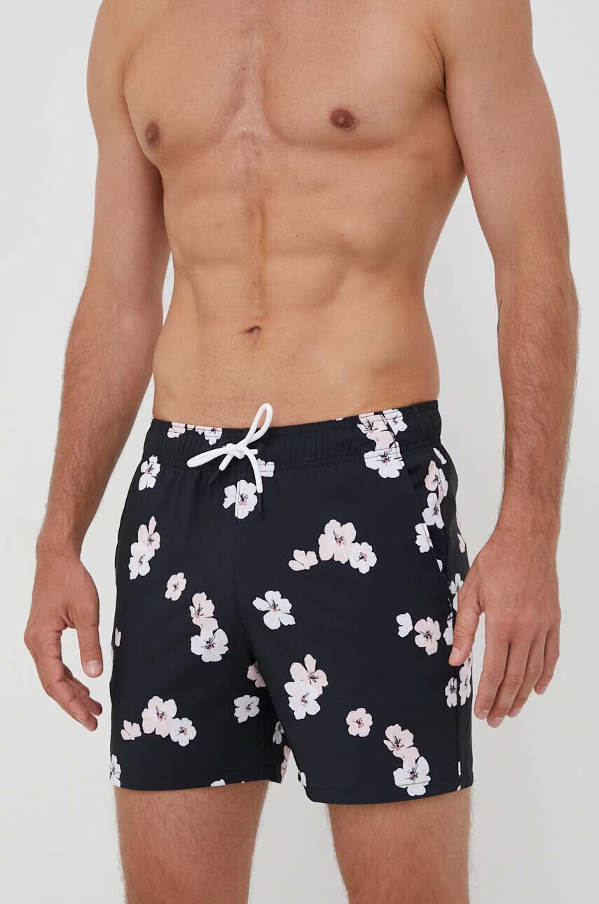 Hollister Co. Плувни шорти в черно - Pepit.bg
