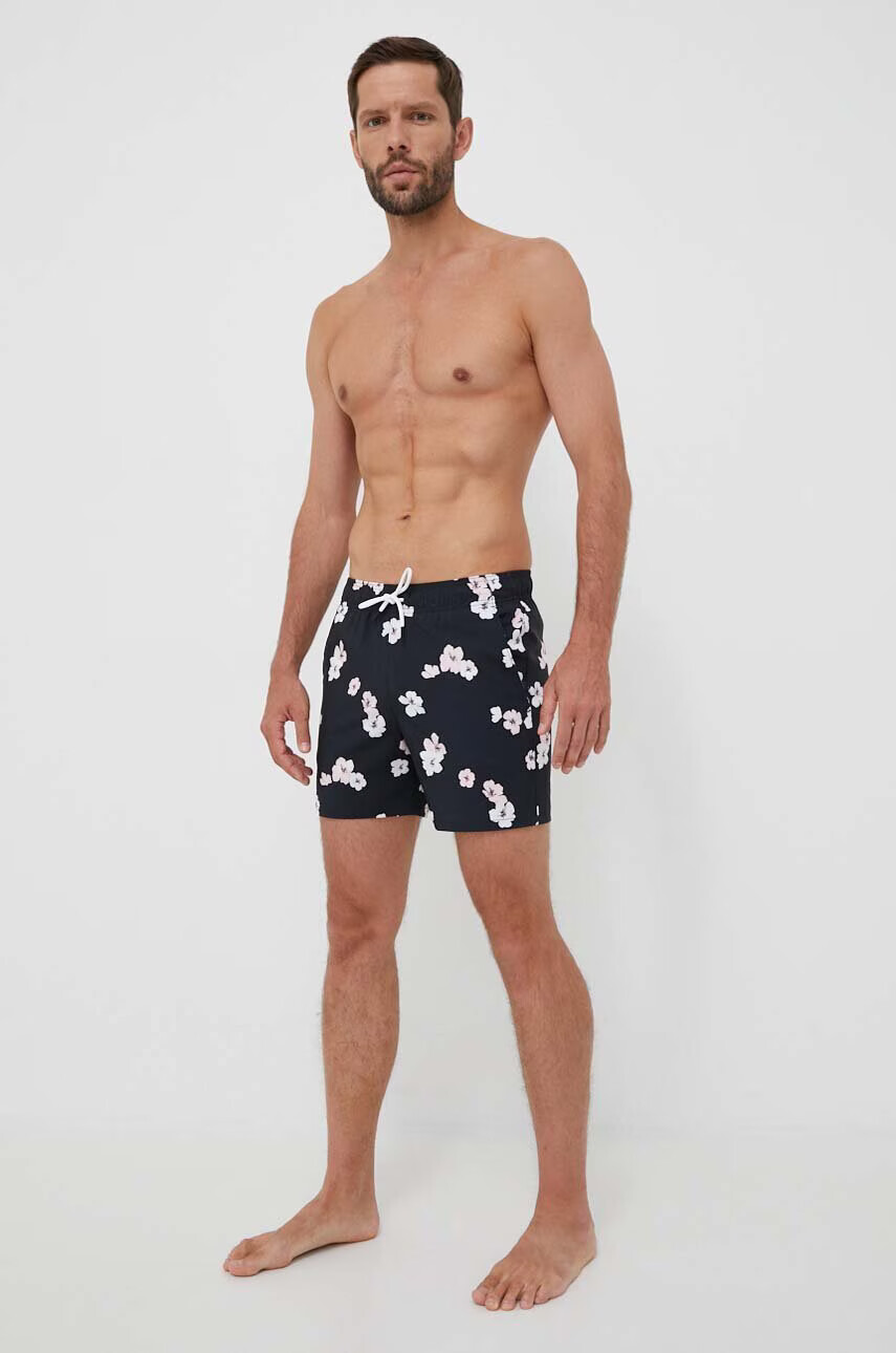 Hollister Co. Плувни шорти в черно - Pepit.bg