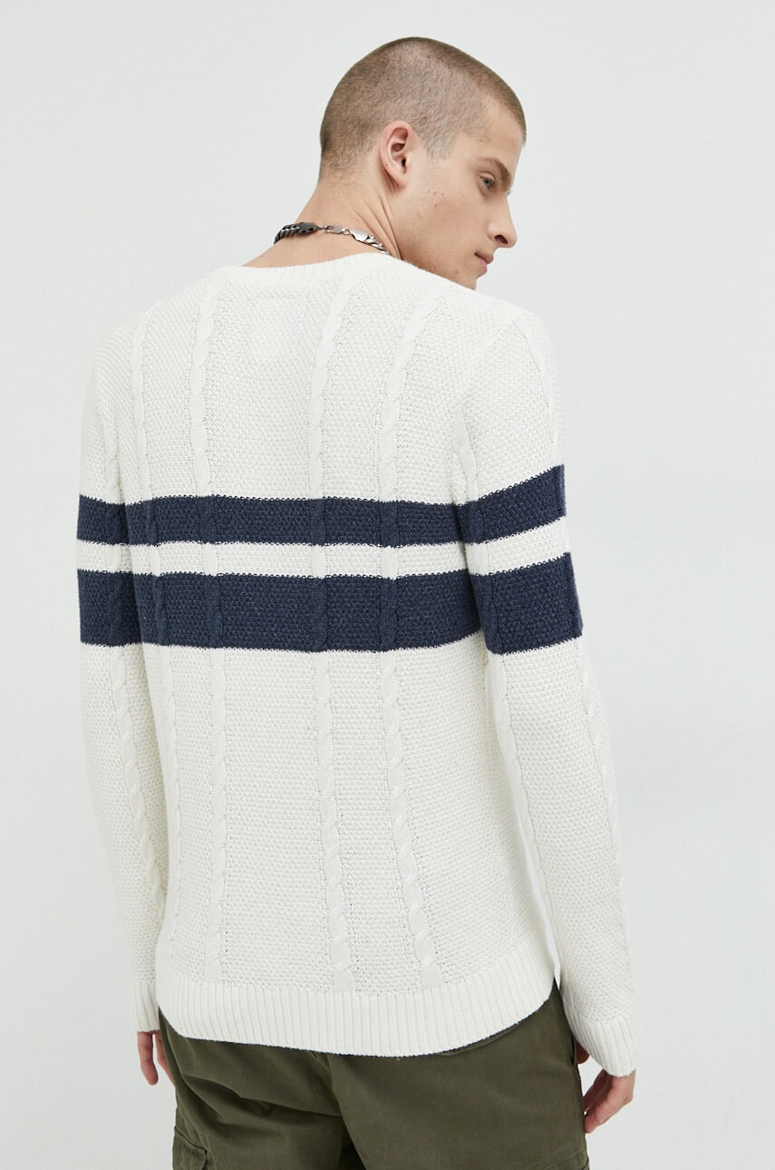Hollister Co. Пуловер мъжки в бежово - Pepit.bg