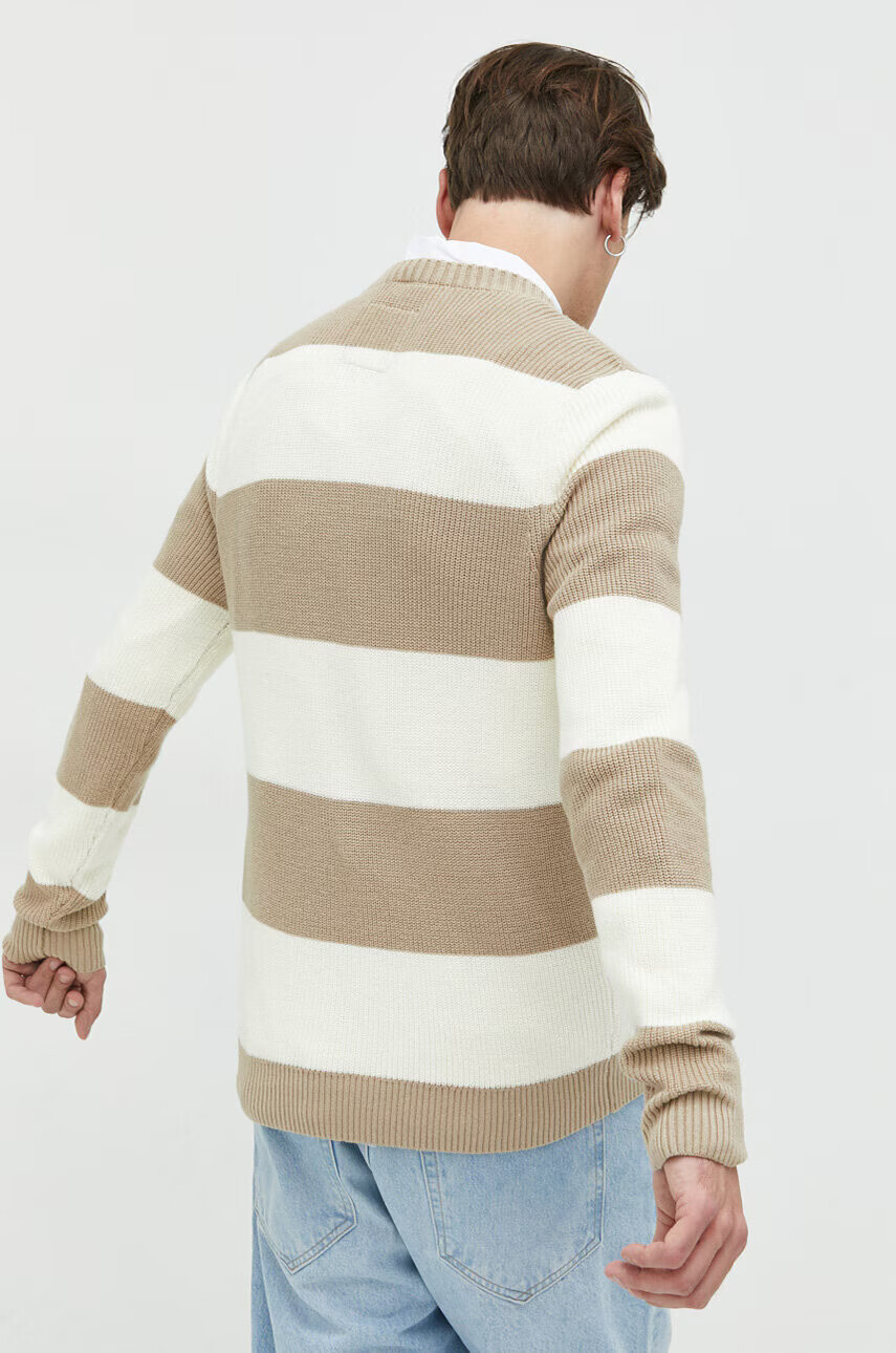 Hollister Co. Пуловер мъжки в бежово - Pepit.bg