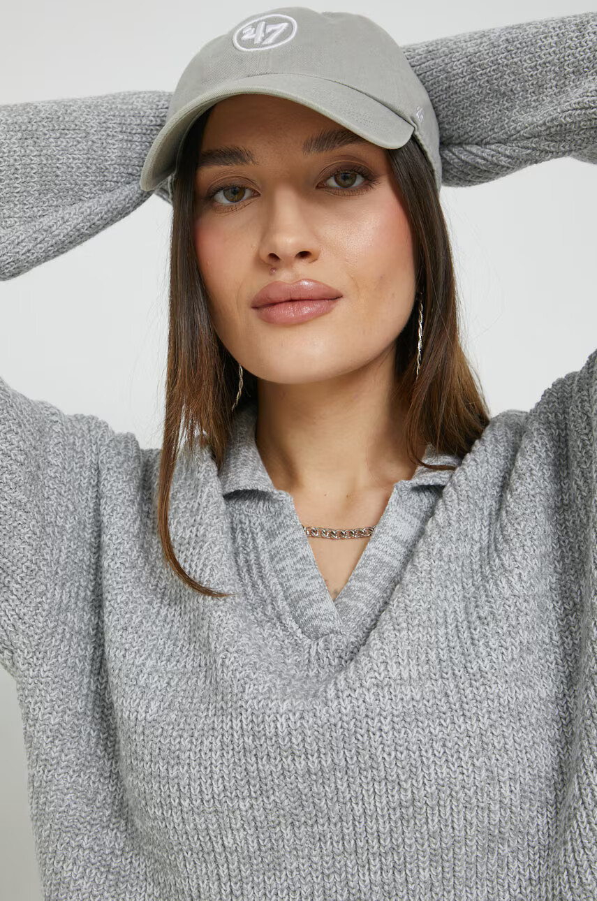 Hollister Co. Пуловер дамски в сиво - Pepit.bg