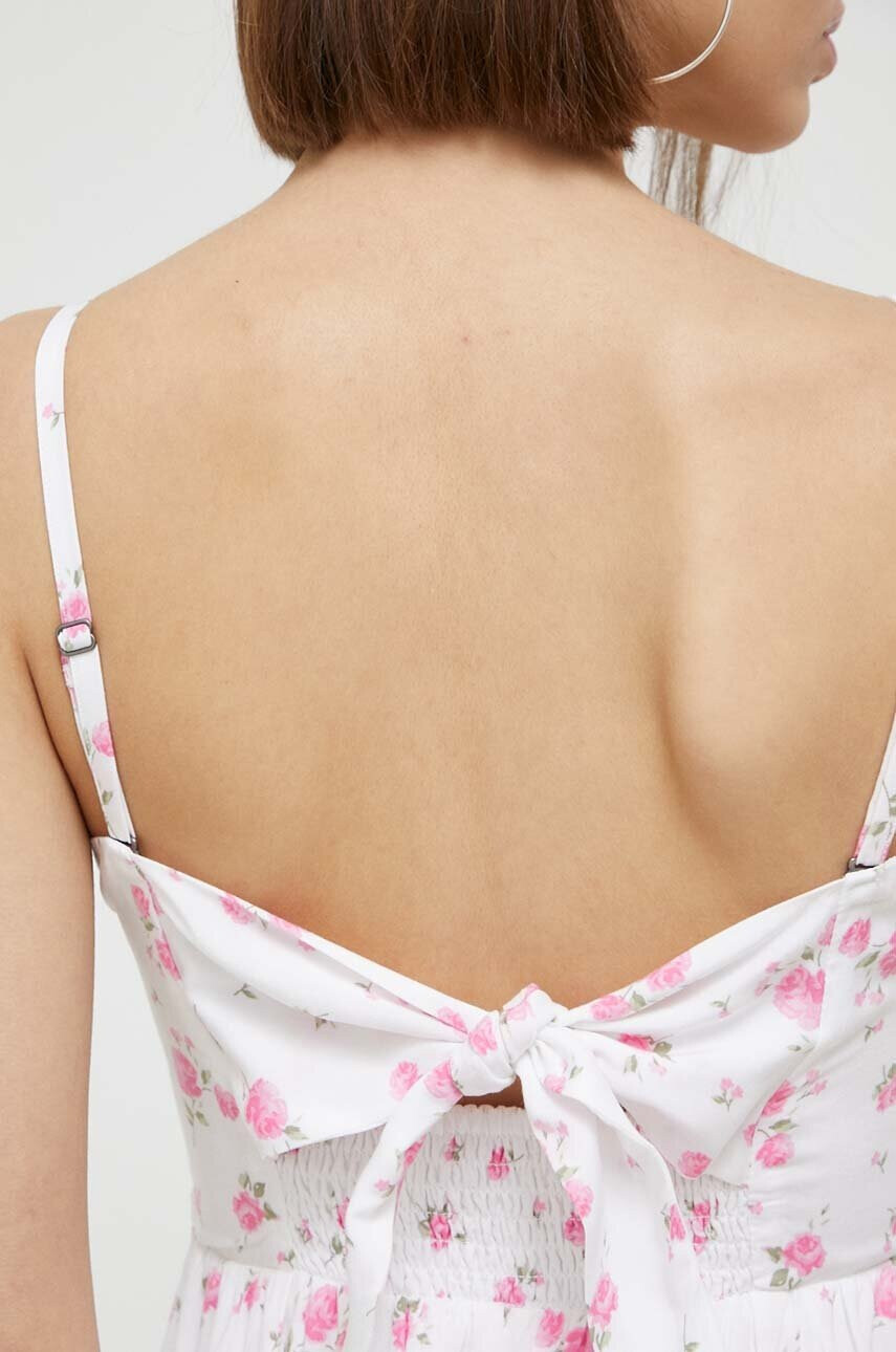Hollister Co. Рокля в розово къса разкроен модел - Pepit.bg