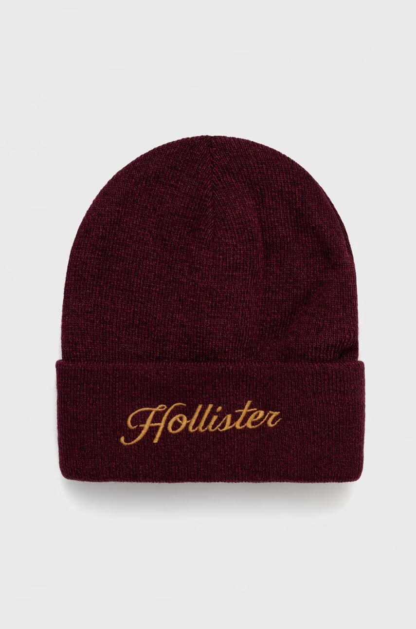Hollister Co. Шапка в бордо - Pepit.bg