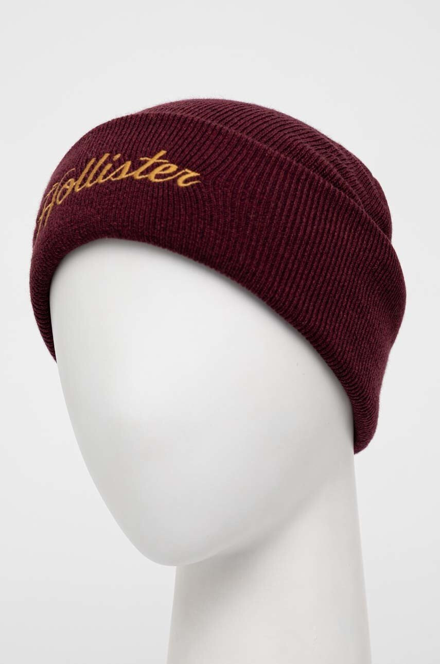 Hollister Co. Шапка в бордо - Pepit.bg