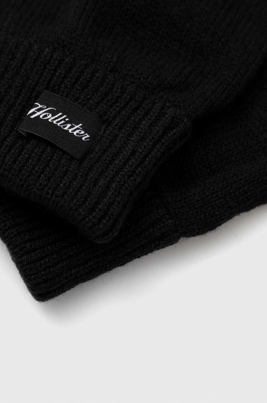 Hollister Co. Шапка и ръкавици в черно - Pepit.bg