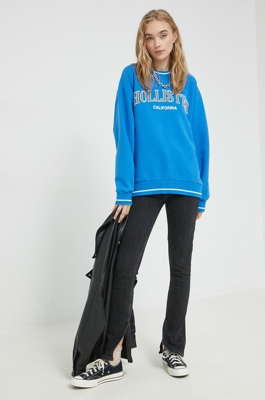Hollister Co. Суичър с принт - Pepit.bg