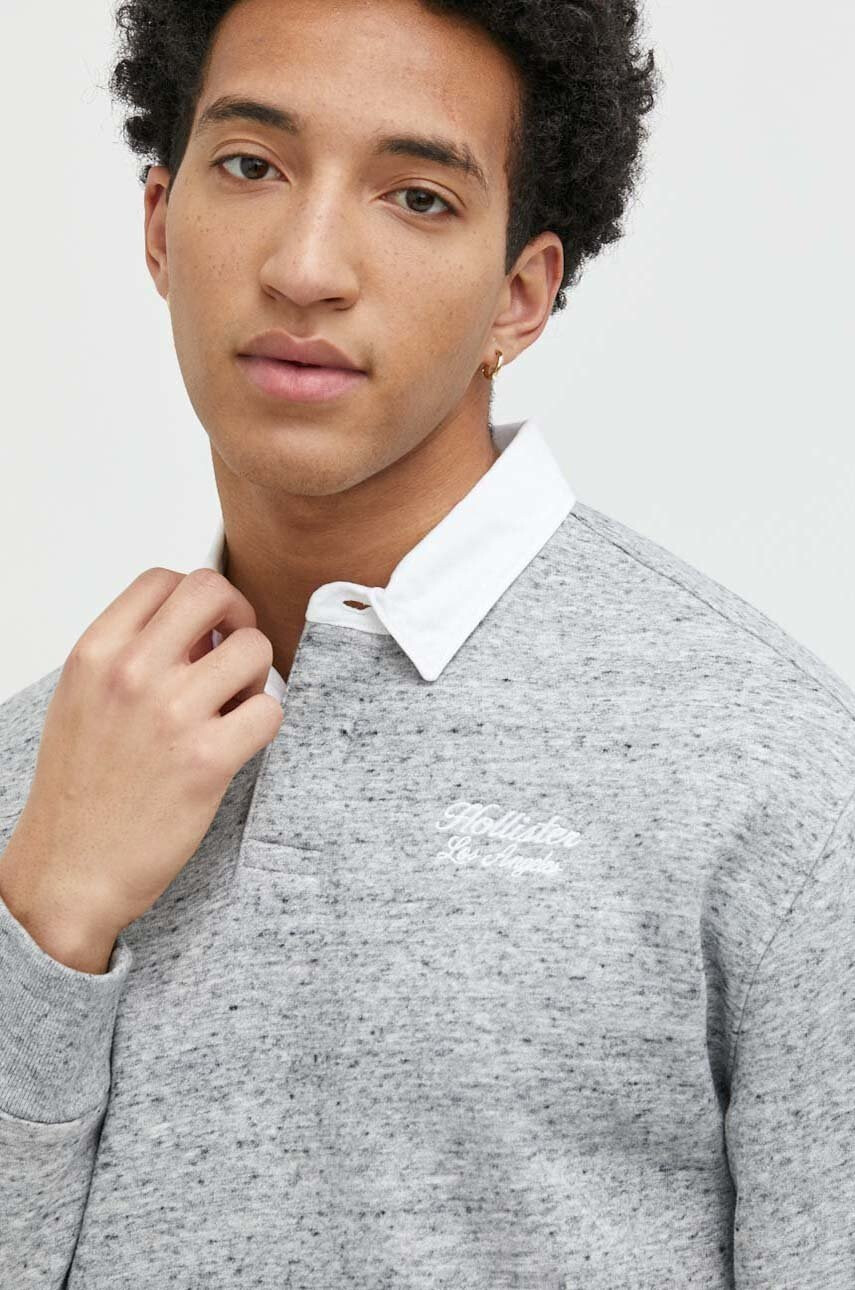 Hollister Co. Суичър в сиво меланж на - Pepit.bg