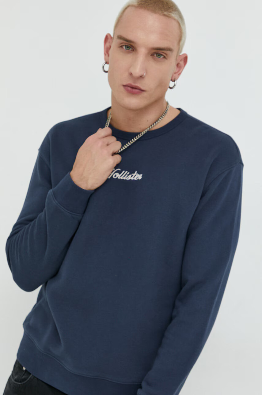 Hollister Co. Суичър с апликация - Pepit.bg