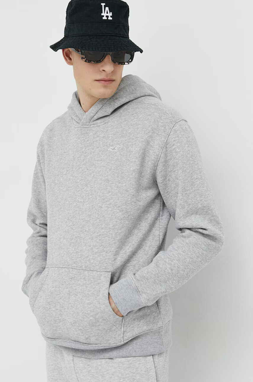 Hollister Co. Суичър в лилаво с апликация - Pepit.bg