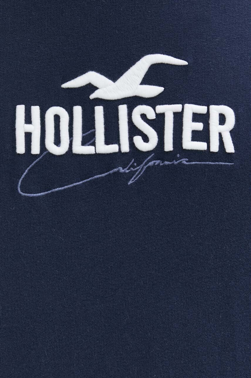 Hollister Co. Суичър в черно с качулка с изчистен дизайн - Pepit.bg