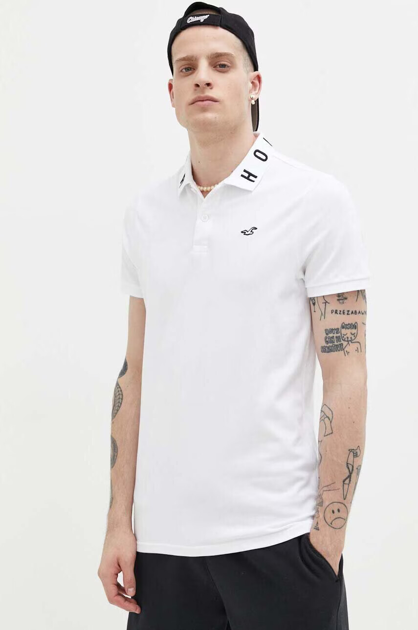 Hollister Co. Тениска с яка - Pepit.bg