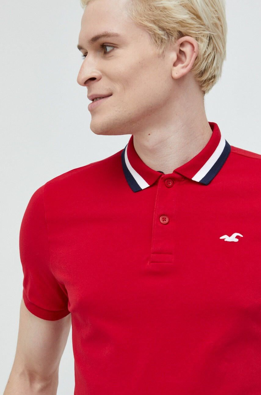 Hollister Co. Тениска с яка - Pepit.bg