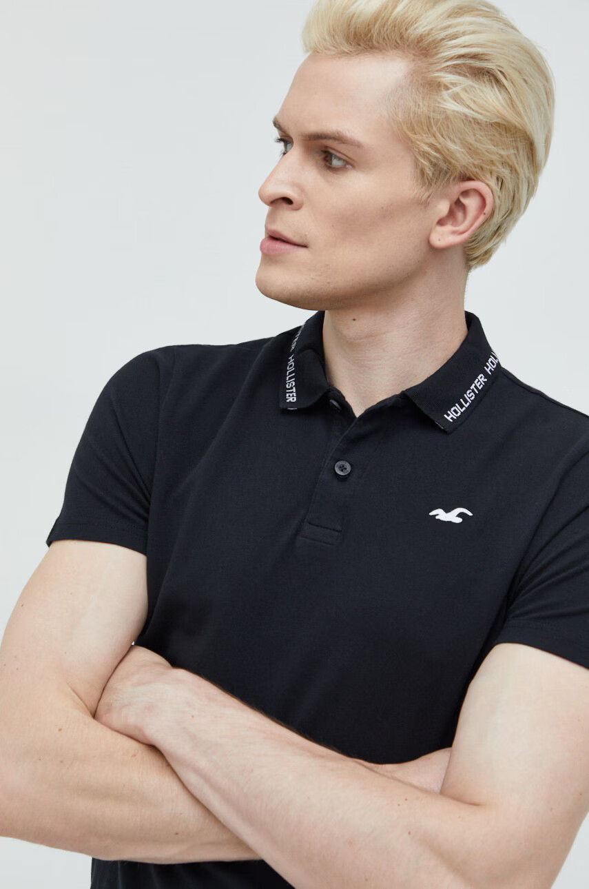 Hollister Co. Тениска с яка - Pepit.bg