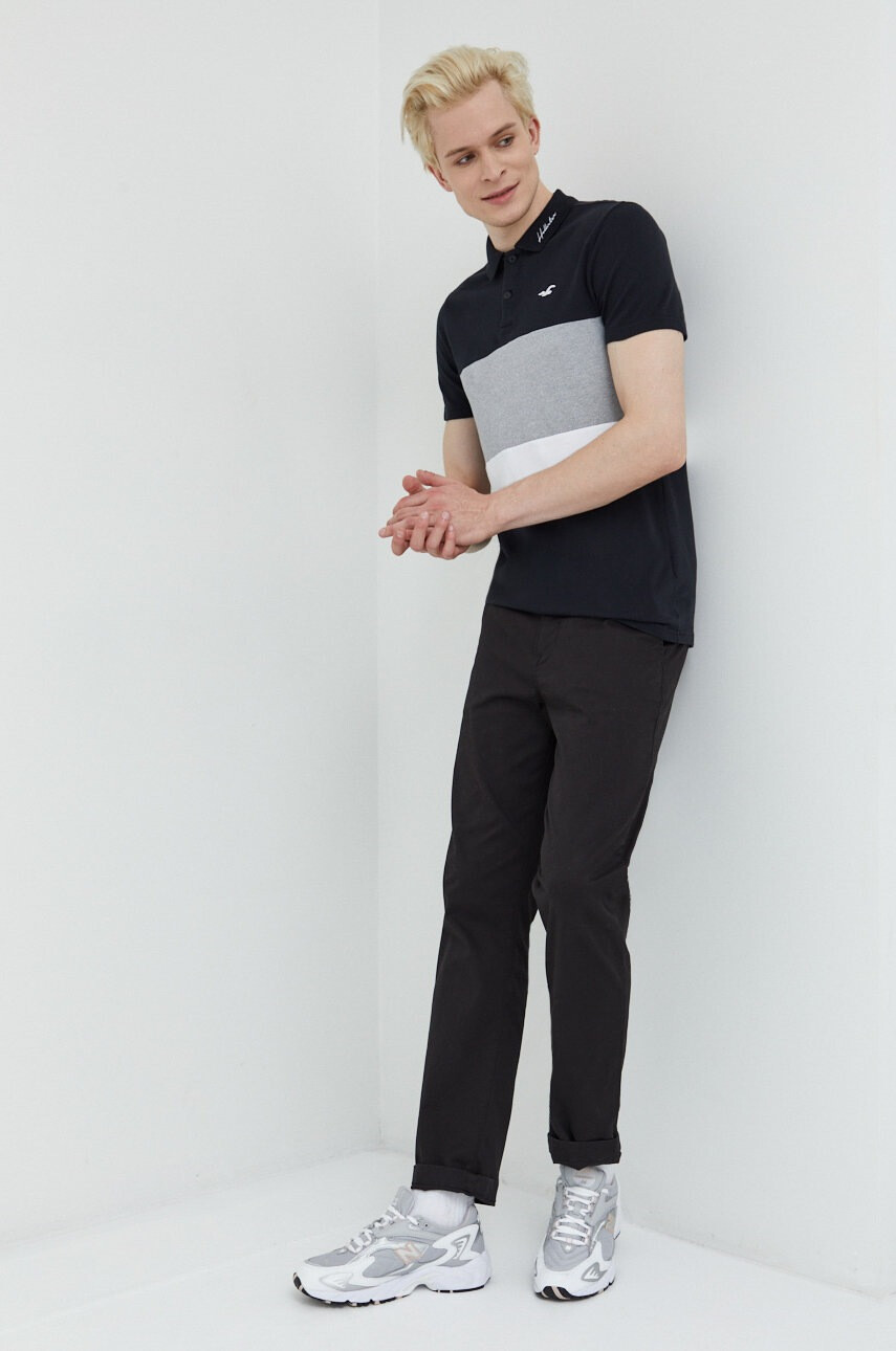 Hollister Co. Тениска с яка - Pepit.bg