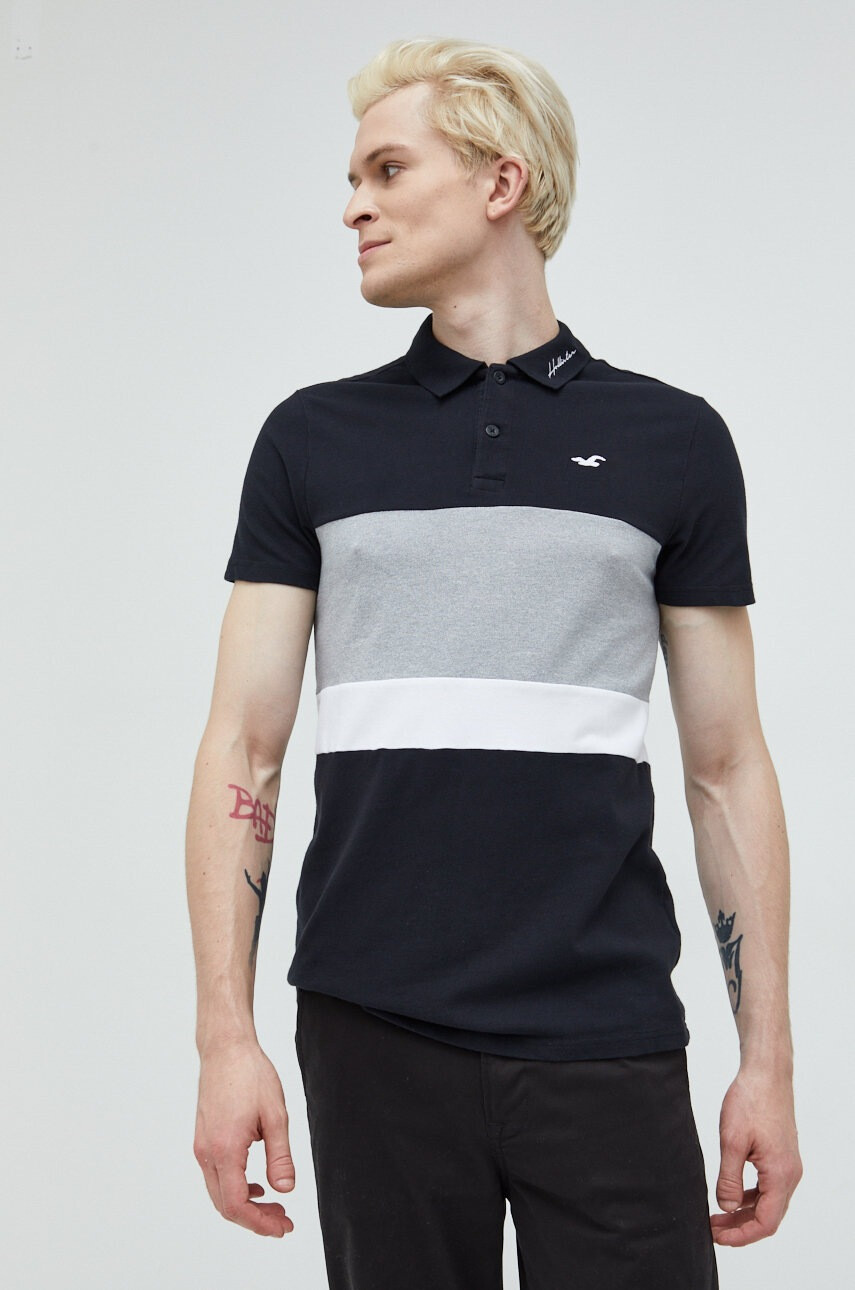 Hollister Co. Тениска с яка - Pepit.bg