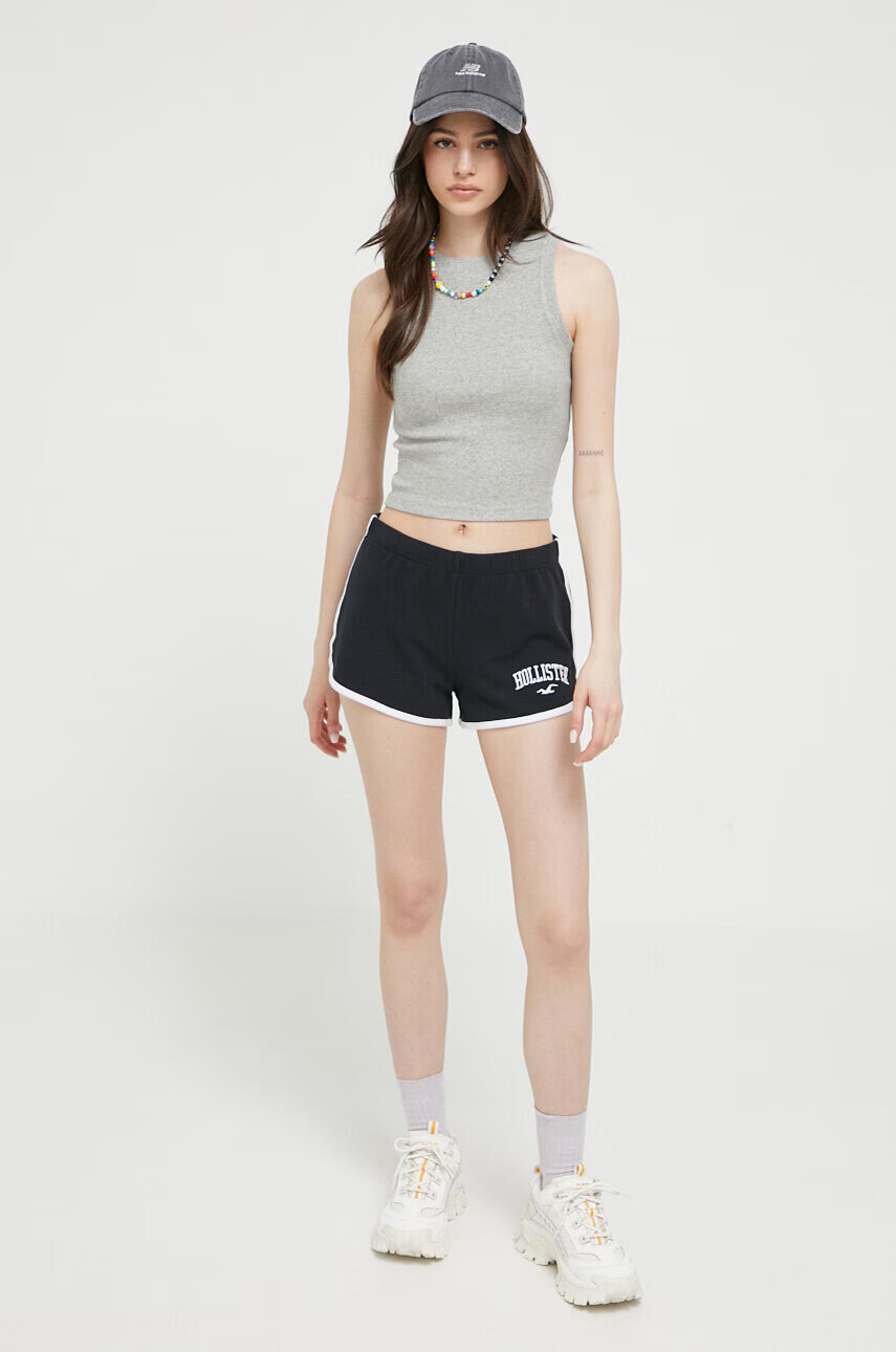 Hollister Co. Топ дамски в сиво - Pepit.bg