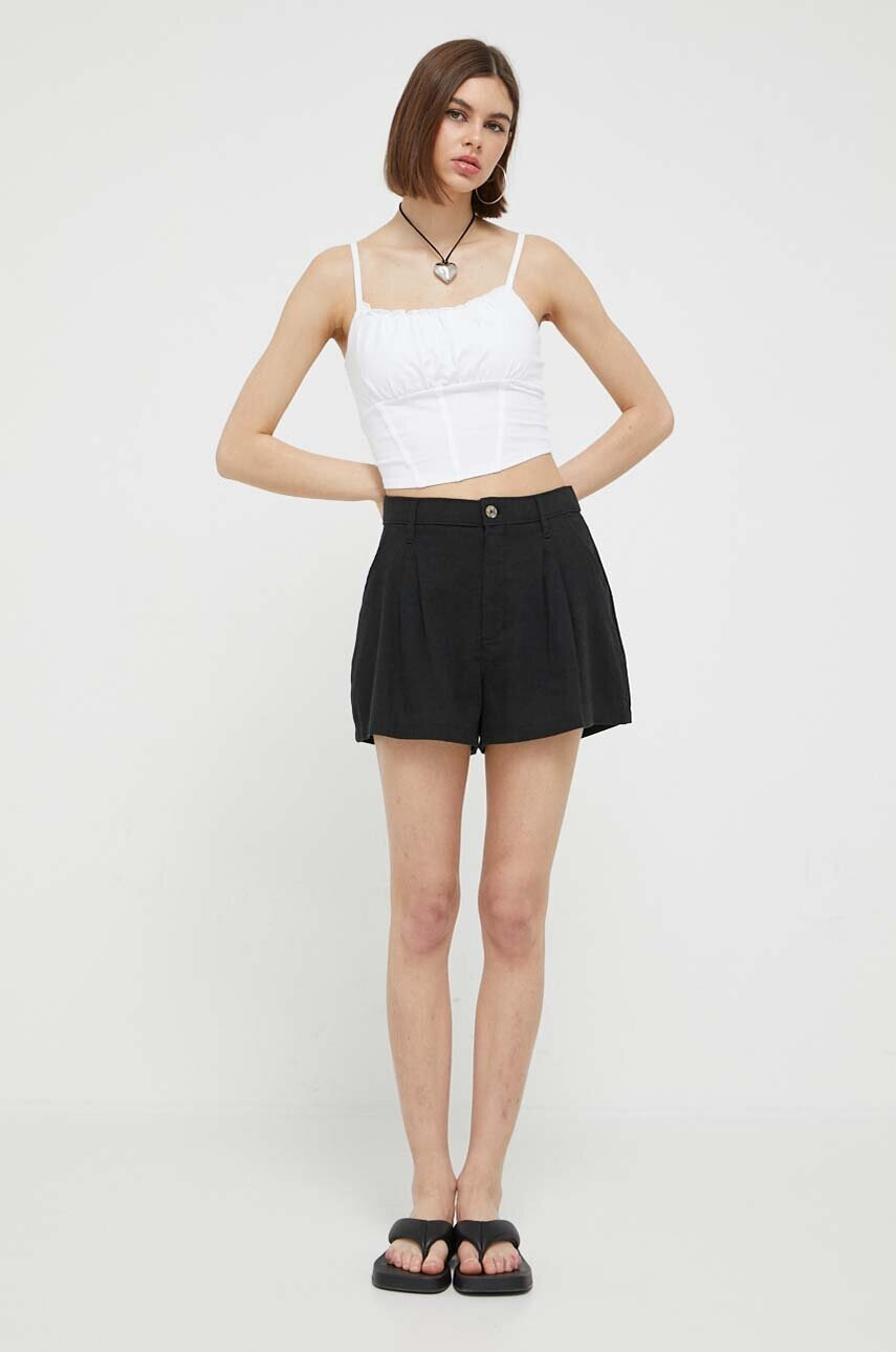 Hollister Co. Топ дамски в бяло - Pepit.bg