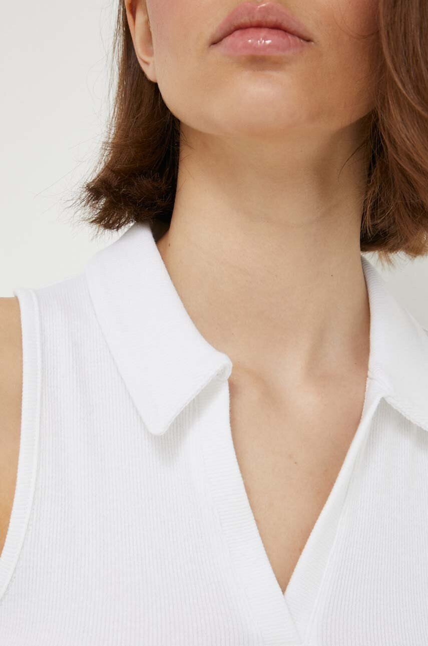 Hollister Co. Топ дамски в бяло - Pepit.bg