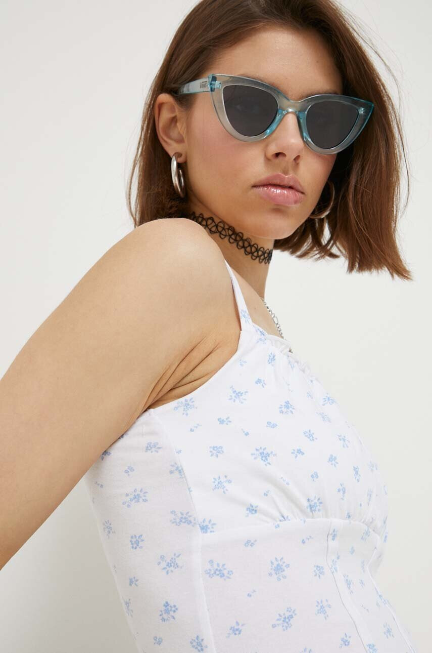 Hollister Co. Топ дамски в бяло - Pepit.bg