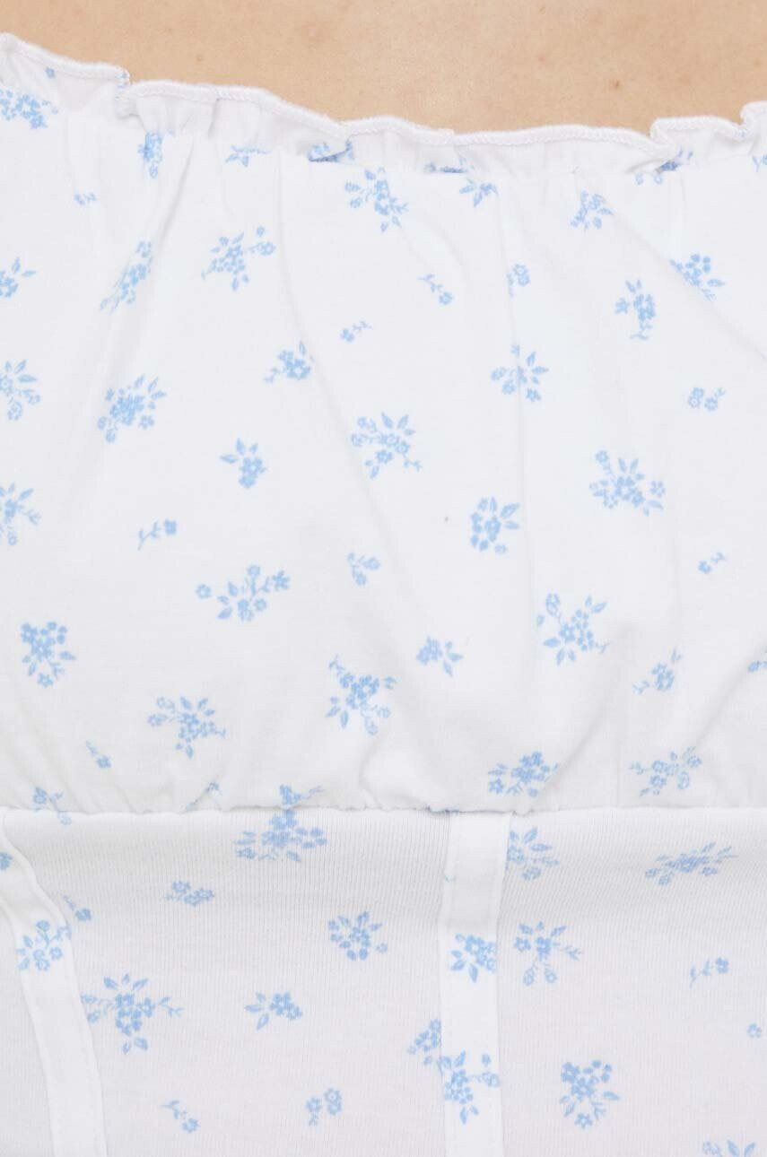 Hollister Co. Топ дамски в бяло - Pepit.bg