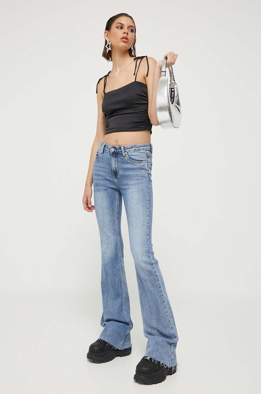 Hollister Co. Топ дамски в черно - Pepit.bg