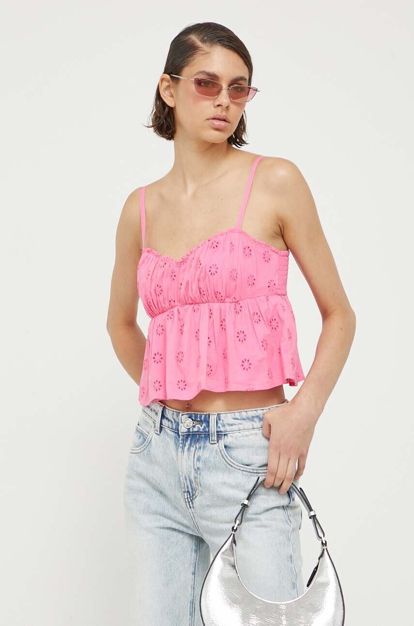 Hollister Co. Топ дамски в лилаво - Pepit.bg
